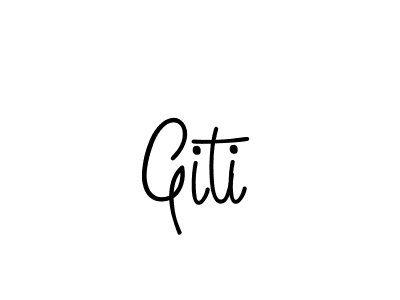 Create a beautiful signature design for name Giti. With this signature (Angelique-Rose-font-FFP) fonts, you can make a handwritten signature for free. Giti signature style 5 images and pictures png