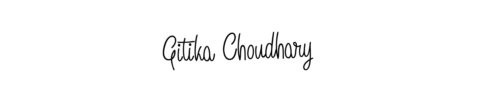 Similarly Angelique-Rose-font-FFP is the best handwritten signature design. Signature creator online .You can use it as an online autograph creator for name Gitika Choudhary. Gitika Choudhary signature style 5 images and pictures png