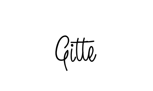 You can use this online signature creator to create a handwritten signature for the name Gitte. This is the best online autograph maker. Gitte signature style 5 images and pictures png