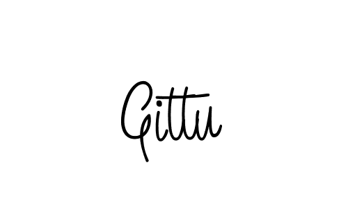 Make a beautiful signature design for name Gittu. Use this online signature maker to create a handwritten signature for free. Gittu signature style 5 images and pictures png