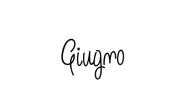 Giugno stylish signature style. Best Handwritten Sign (Angelique-Rose-font-FFP) for my name. Handwritten Signature Collection Ideas for my name Giugno. Giugno signature style 5 images and pictures png