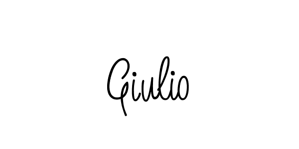 Design your own signature with our free online signature maker. With this signature software, you can create a handwritten (Angelique-Rose-font-FFP) signature for name Giulio. Giulio signature style 5 images and pictures png