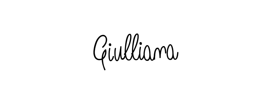 How to Draw Giulliana signature style? Angelique-Rose-font-FFP is a latest design signature styles for name Giulliana. Giulliana signature style 5 images and pictures png
