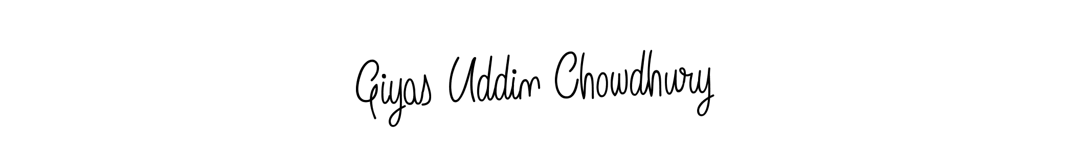 Make a beautiful signature design for name Giyas Uddin Chowdhury. With this signature (Angelique-Rose-font-FFP) style, you can create a handwritten signature for free. Giyas Uddin Chowdhury signature style 5 images and pictures png