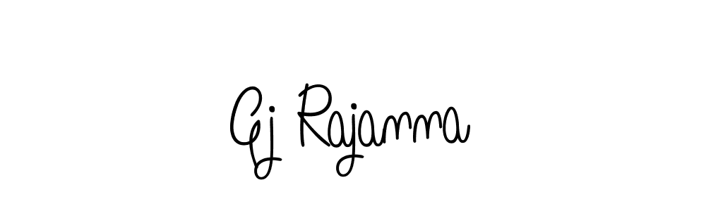 Make a beautiful signature design for name Gj Rajanna. With this signature (Angelique-Rose-font-FFP) style, you can create a handwritten signature for free. Gj Rajanna signature style 5 images and pictures png