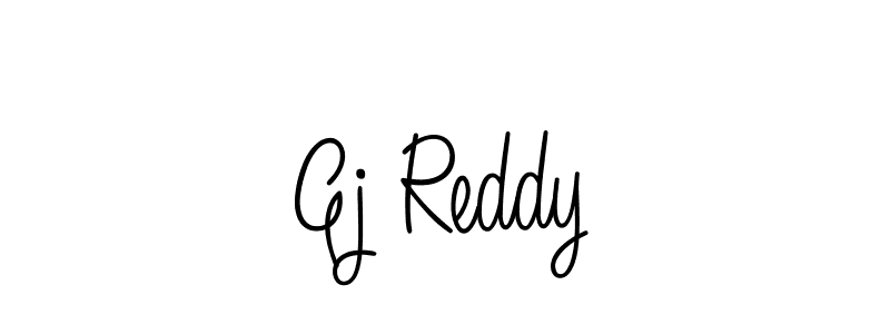 How to make Gj Reddy name signature. Use Angelique-Rose-font-FFP style for creating short signs online. This is the latest handwritten sign. Gj Reddy signature style 5 images and pictures png