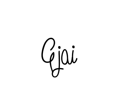 The best way (Angelique-Rose-font-FFP) to make a short signature is to pick only two or three words in your name. The name Gjai include a total of six letters. For converting this name. Gjai signature style 5 images and pictures png
