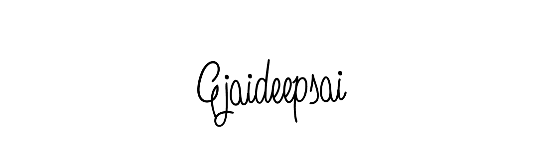 Gjaideepsai stylish signature style. Best Handwritten Sign (Angelique-Rose-font-FFP) for my name. Handwritten Signature Collection Ideas for my name Gjaideepsai. Gjaideepsai signature style 5 images and pictures png