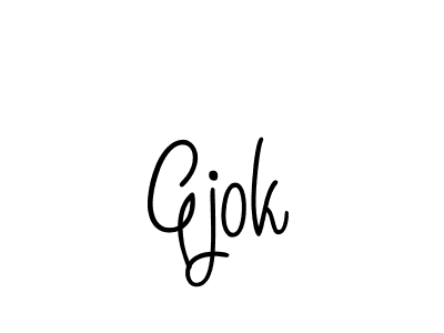 Also You can easily find your signature by using the search form. We will create Gjok name handwritten signature images for you free of cost using Angelique-Rose-font-FFP sign style. Gjok signature style 5 images and pictures png
