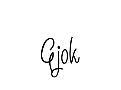 Also You can easily find your signature by using the search form. We will create Gjok name handwritten signature images for you free of cost using Angelique-Rose-font-FFP sign style. Gjok signature style 5 images and pictures png