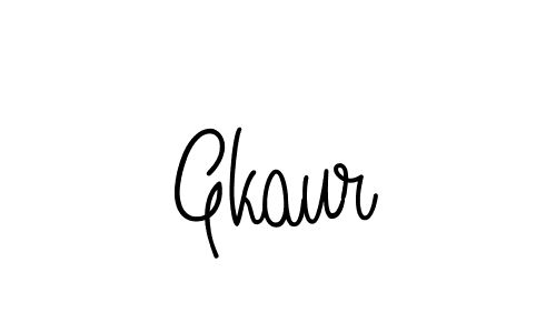 Create a beautiful signature design for name Gkaur. With this signature (Angelique-Rose-font-FFP) fonts, you can make a handwritten signature for free. Gkaur signature style 5 images and pictures png