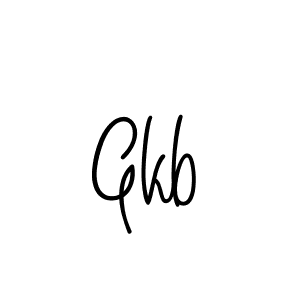 if you are searching for the best signature style for your name Gkb. so please give up your signature search. here we have designed multiple signature styles  using Angelique-Rose-font-FFP. Gkb signature style 5 images and pictures png