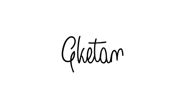 Design your own signature with our free online signature maker. With this signature software, you can create a handwritten (Angelique-Rose-font-FFP) signature for name Gketan. Gketan signature style 5 images and pictures png