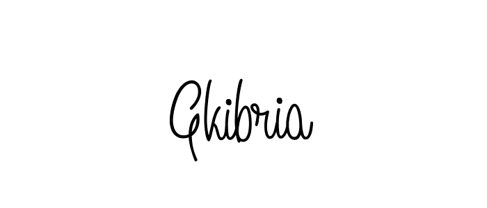 Gkibria stylish signature style. Best Handwritten Sign (Angelique-Rose-font-FFP) for my name. Handwritten Signature Collection Ideas for my name Gkibria. Gkibria signature style 5 images and pictures png