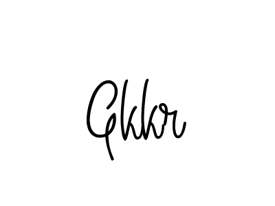 How to make Gkkr name signature. Use Angelique-Rose-font-FFP style for creating short signs online. This is the latest handwritten sign. Gkkr signature style 5 images and pictures png