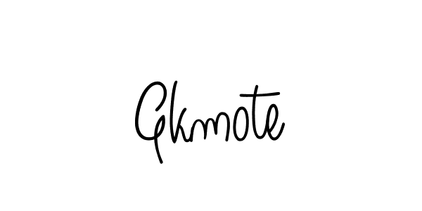 How to Draw Gkmote signature style? Angelique-Rose-font-FFP is a latest design signature styles for name Gkmote. Gkmote signature style 5 images and pictures png