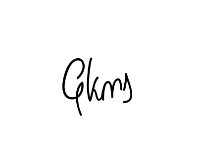 The best way (Angelique-Rose-font-FFP) to make a short signature is to pick only two or three words in your name. The name Gkns include a total of six letters. For converting this name. Gkns signature style 5 images and pictures png