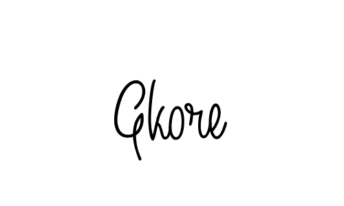 How to make Gkore signature? Angelique-Rose-font-FFP is a professional autograph style. Create handwritten signature for Gkore name. Gkore signature style 5 images and pictures png