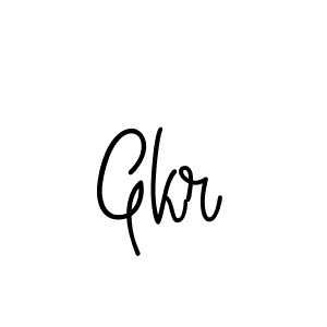 How to make Gkr name signature. Use Angelique-Rose-font-FFP style for creating short signs online. This is the latest handwritten sign. Gkr signature style 5 images and pictures png