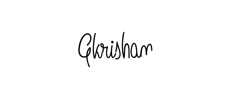 You can use this online signature creator to create a handwritten signature for the name Gkrishan. This is the best online autograph maker. Gkrishan signature style 5 images and pictures png