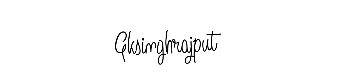 The best way (Angelique-Rose-font-FFP) to make a short signature is to pick only two or three words in your name. The name Gksinghrajput include a total of six letters. For converting this name. Gksinghrajput signature style 5 images and pictures png