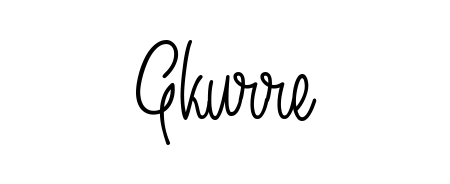 Practice writing Gkurre with the flow of Angelique-Rose-font-FFP lettering. A fantastic source of inspiration for developing your personal signature style. Gkurre signature style 5 images and pictures png