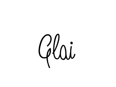 How to make Glai name signature. Use Angelique-Rose-font-FFP style for creating short signs online. This is the latest handwritten sign. Glai signature style 5 images and pictures png