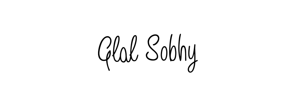 Glal Sobhy stylish signature style. Best Handwritten Sign (Angelique-Rose-font-FFP) for my name. Handwritten Signature Collection Ideas for my name Glal Sobhy. Glal Sobhy signature style 5 images and pictures png