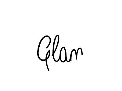 if you are searching for the best signature style for your name Glan. so please give up your signature search. here we have designed multiple signature styles  using Angelique-Rose-font-FFP. Glan signature style 5 images and pictures png