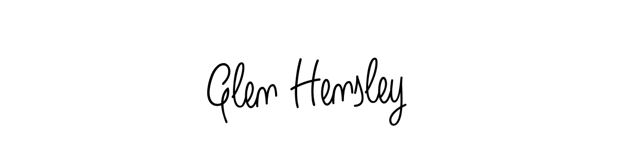 Also we have Glen Hensley name is the best signature style. Create professional handwritten signature collection using Angelique-Rose-font-FFP autograph style. Glen Hensley signature style 5 images and pictures png