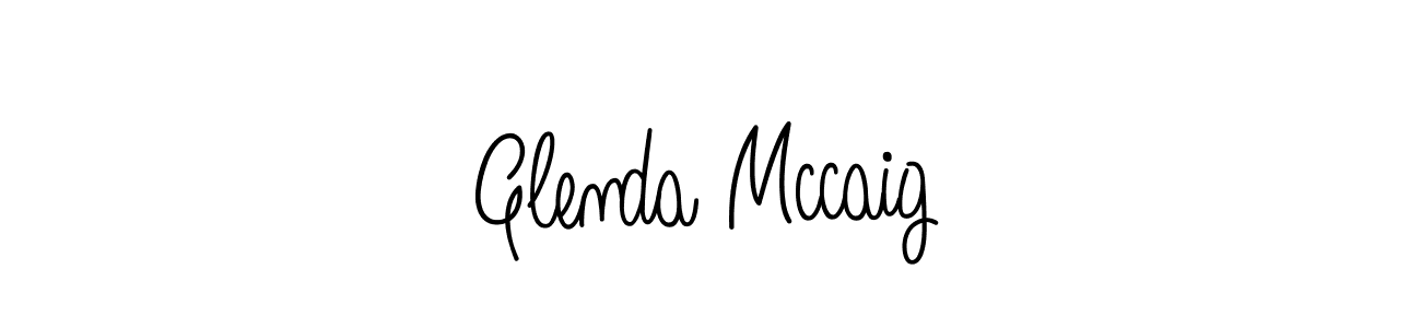 Glenda Mccaig stylish signature style. Best Handwritten Sign (Angelique-Rose-font-FFP) for my name. Handwritten Signature Collection Ideas for my name Glenda Mccaig. Glenda Mccaig signature style 5 images and pictures png