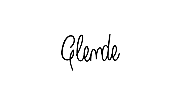 It looks lik you need a new signature style for name Glende. Design unique handwritten (Angelique-Rose-font-FFP) signature with our free signature maker in just a few clicks. Glende signature style 5 images and pictures png