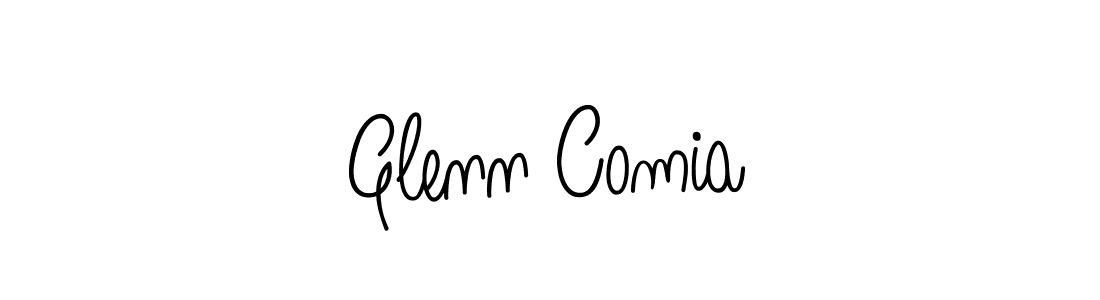 if you are searching for the best signature style for your name Glenn Comia. so please give up your signature search. here we have designed multiple signature styles  using Angelique-Rose-font-FFP. Glenn Comia signature style 5 images and pictures png