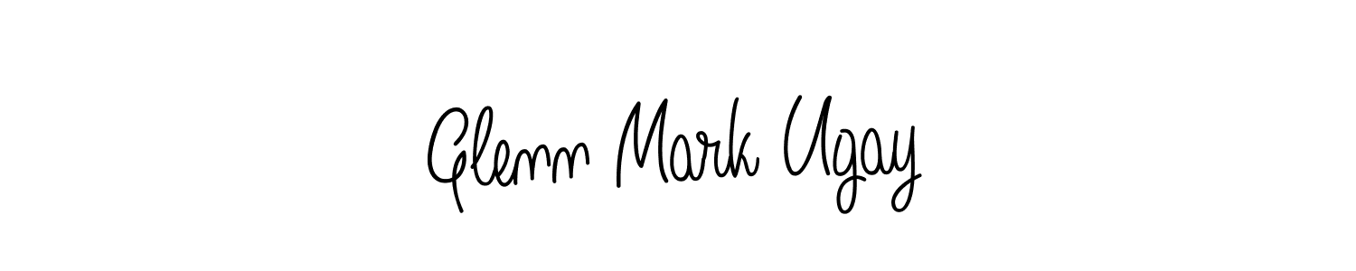 Design your own signature with our free online signature maker. With this signature software, you can create a handwritten (Angelique-Rose-font-FFP) signature for name Glenn Mark Ugay. Glenn Mark Ugay signature style 5 images and pictures png