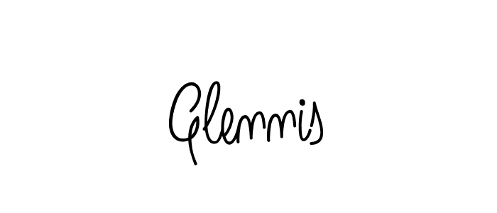 Also we have Glennis name is the best signature style. Create professional handwritten signature collection using Angelique-Rose-font-FFP autograph style. Glennis signature style 5 images and pictures png