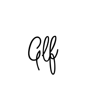 Create a beautiful signature design for name Glf. With this signature (Angelique-Rose-font-FFP) fonts, you can make a handwritten signature for free. Glf signature style 5 images and pictures png