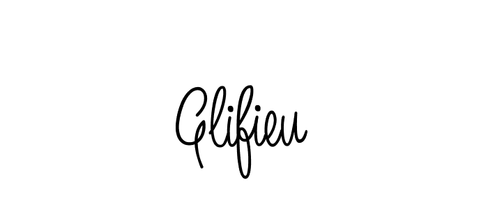 Glifieu stylish signature style. Best Handwritten Sign (Angelique-Rose-font-FFP) for my name. Handwritten Signature Collection Ideas for my name Glifieu. Glifieu signature style 5 images and pictures png