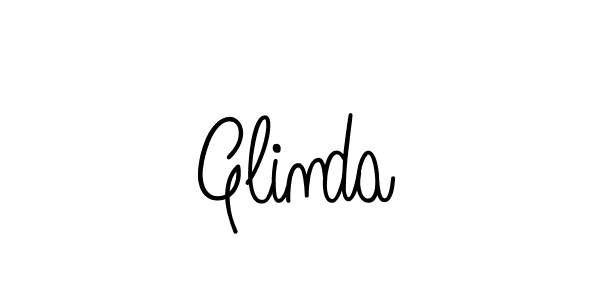 Glinda stylish signature style. Best Handwritten Sign (Angelique-Rose-font-FFP) for my name. Handwritten Signature Collection Ideas for my name Glinda. Glinda signature style 5 images and pictures png