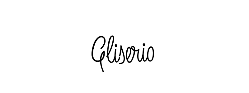 Create a beautiful signature design for name Gliserio. With this signature (Angelique-Rose-font-FFP) fonts, you can make a handwritten signature for free. Gliserio signature style 5 images and pictures png