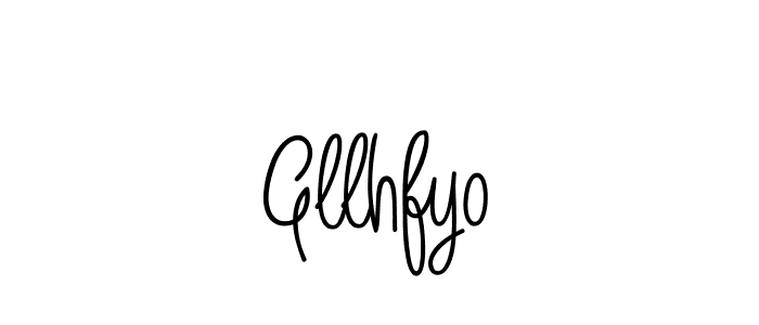 Design your own signature with our free online signature maker. With this signature software, you can create a handwritten (Angelique-Rose-font-FFP) signature for name Gllhfyo. Gllhfyo signature style 5 images and pictures png