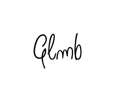 Glmb stylish signature style. Best Handwritten Sign (Angelique-Rose-font-FFP) for my name. Handwritten Signature Collection Ideas for my name Glmb. Glmb signature style 5 images and pictures png
