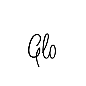 Design your own signature with our free online signature maker. With this signature software, you can create a handwritten (Angelique-Rose-font-FFP) signature for name Glo. Glo signature style 5 images and pictures png
