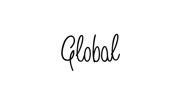 Design your own signature with our free online signature maker. With this signature software, you can create a handwritten (Angelique-Rose-font-FFP) signature for name Global. Global signature style 5 images and pictures png