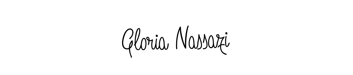 Check out images of Autograph of Gloria Nassazi name. Actor Gloria Nassazi Signature Style. Angelique-Rose-font-FFP is a professional sign style online. Gloria Nassazi signature style 5 images and pictures png