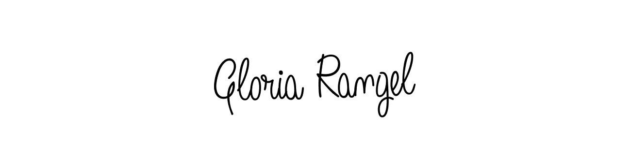 Design your own signature with our free online signature maker. With this signature software, you can create a handwritten (Angelique-Rose-font-FFP) signature for name Gloria Rangel. Gloria Rangel signature style 5 images and pictures png