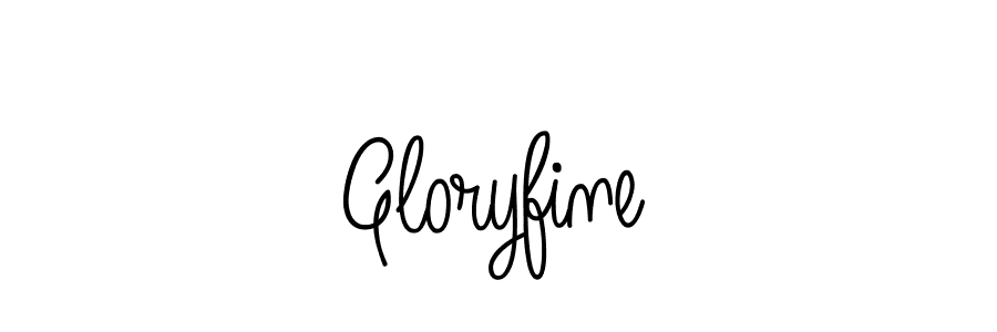 Angelique-Rose-font-FFP is a professional signature style that is perfect for those who want to add a touch of class to their signature. It is also a great choice for those who want to make their signature more unique. Get Gloryfine name to fancy signature for free. Gloryfine signature style 5 images and pictures png