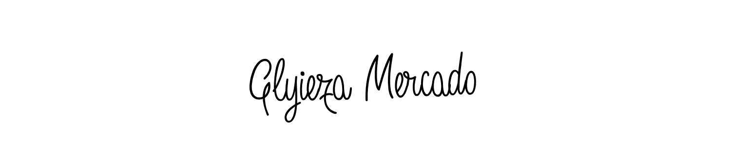 The best way (Angelique-Rose-font-FFP) to make a short signature is to pick only two or three words in your name. The name Glyieza Mercado include a total of six letters. For converting this name. Glyieza Mercado signature style 5 images and pictures png