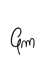 Create a beautiful signature design for name Gm. With this signature (Angelique-Rose-font-FFP) fonts, you can make a handwritten signature for free. Gm signature style 5 images and pictures png