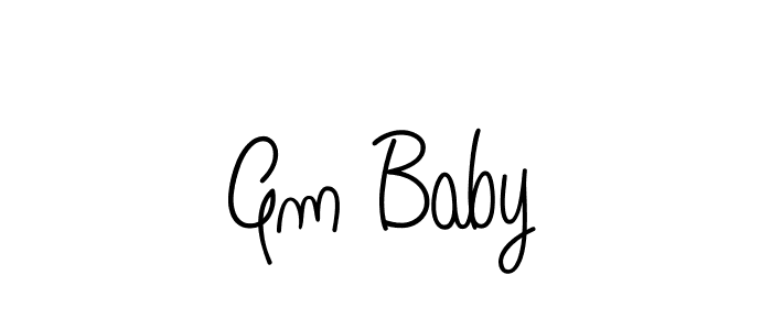 This is the best signature style for the Gm Baby name. Also you like these signature font (Angelique-Rose-font-FFP). Mix name signature. Gm Baby signature style 5 images and pictures png