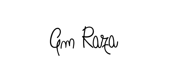 It looks lik you need a new signature style for name Gm Raza. Design unique handwritten (Angelique-Rose-font-FFP) signature with our free signature maker in just a few clicks. Gm Raza signature style 5 images and pictures png